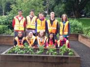 Planting a salsa garden at Jurgens Park