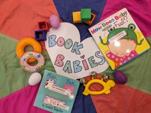 Book Babies Storytime Mondays 10:30 - 11:30 Ages Babies 0-2 years.