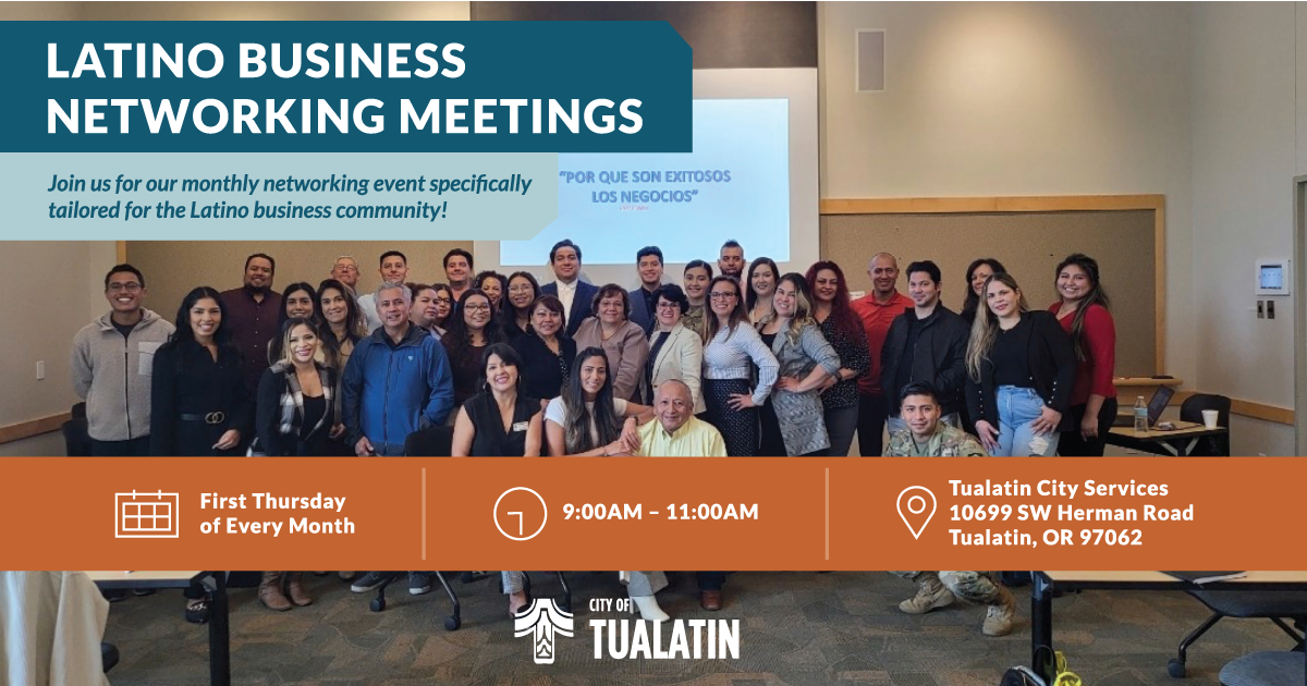 Latino Business Networking Flyer