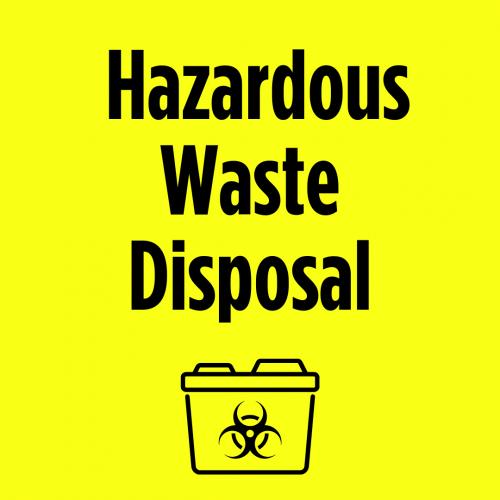 Proper Disposal of Hazardous Waste The City of Tualatin Oregon